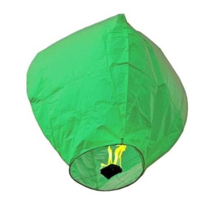 Lampion zburator, , hartie biodegradabila, Verde