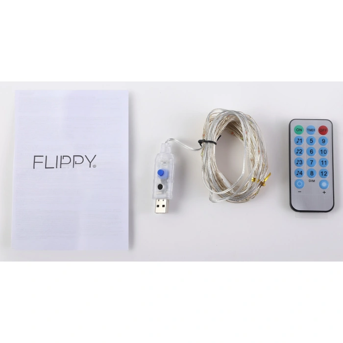 Instalatie Craciun, 10 metri, 100 LED-uri, multicolor RGB, sincronizare muzica, telecomanda 12 de functii, USB, fir cupru, liniar, interior/exterior, 