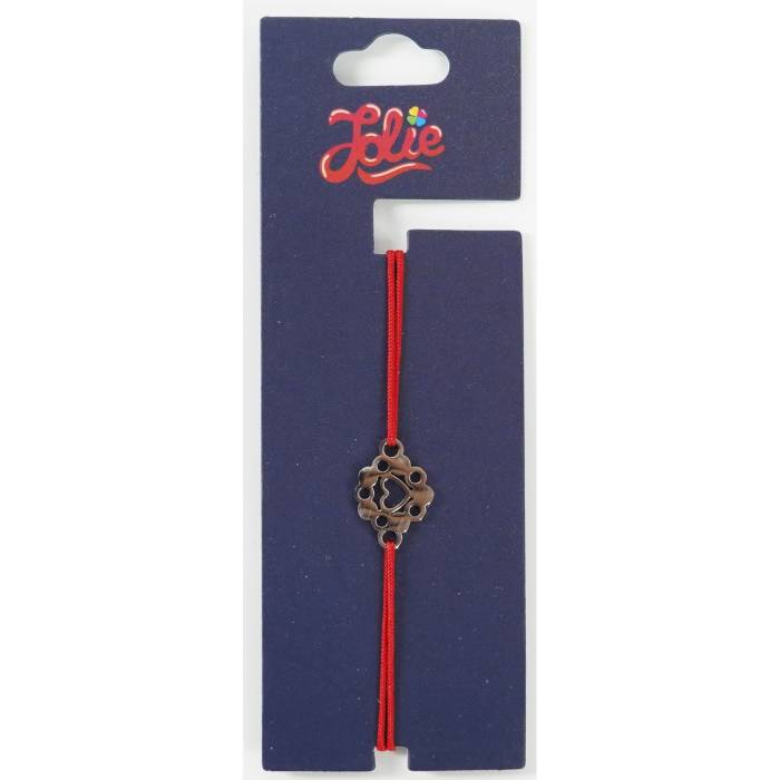 Martisor Bratara Inox Copii, Textil si Inox, Model 13
