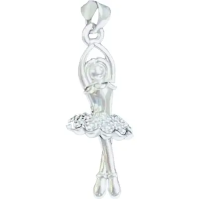 Pandantiv, Jolie Silver, Argint 925, Model Balerina Delicata, 25 x 8 mm, 1.7 g