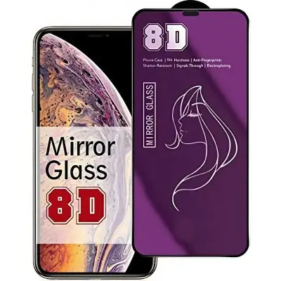 Folie de Protectie, , pentru iPhone 15, Tempered Glass Mirror 8D, Efect Oglinda, HD, Violet