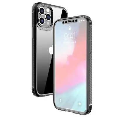 Husa Hibrid Defender MG Series pentru iPhone 14 Pro Max, , Protectie Antisoc, Negru