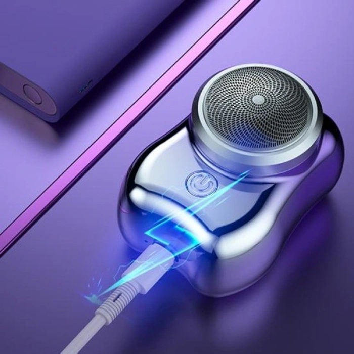 Aparat de Ras Electric, , Portabil, Incarcare USB Type-C, Autonomie >60 min, 6.5 x 4.5 x 4 cm, 5V, 3.7W, Mov