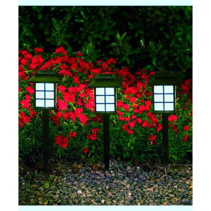 Lampa solara Led pentru gradina, Tip felinar, , Albastru