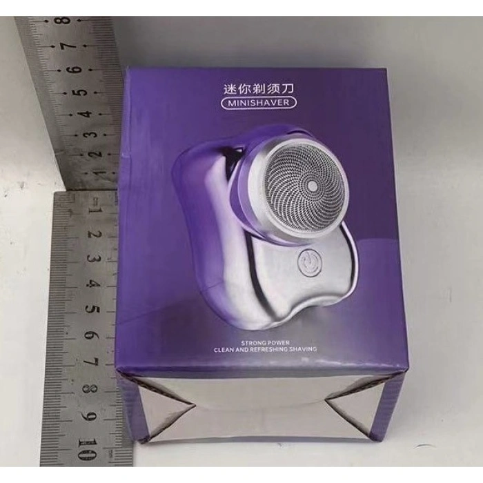 Aparat de Ras Electric, , Portabil, Incarcare USB Type-C, Autonomie >60 min, 6.5 x 4.5 x 4 cm, 5V, 3.7W, Mov