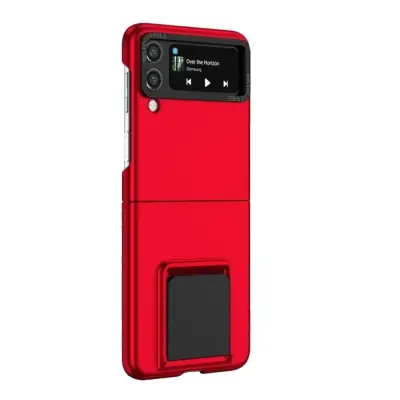 Husa de Protectie, , pentru Samsung Galaxy Z Flip 5, din PC, cu Pliere Tridimensionala, Multifunctionala, Rosie