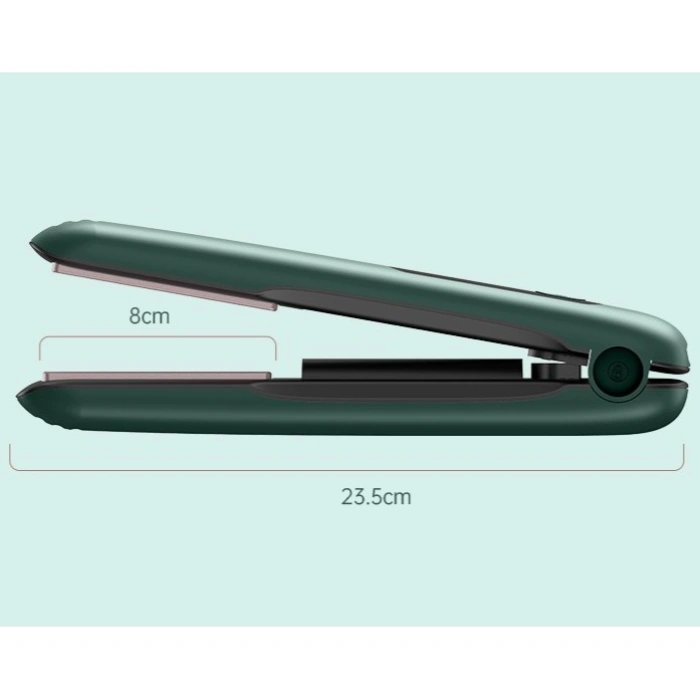 Placa de Par fara Fir, , Adaptor Tip C, 4 Trepte de Temperatura, Tensiune 5V, Capacitate Baterie 5000 mAh, Indreptat, Ondulat, 23.5x3.3x4.5 cm, Verde