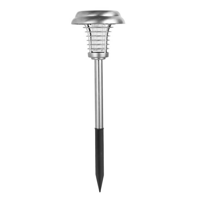 Lampa solara tip torta , anti-insecte, tantari, UV, LED, 1.2V, IP65, 1 LED, material ABS, 48 x 14 cm, gri