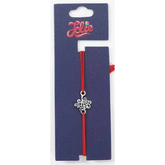 Martisor Bratara Inox Copii, Textil si Inox, Model 11