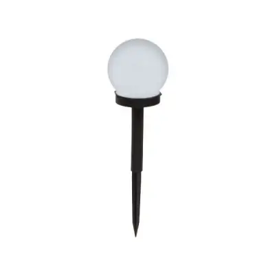 Lampa solara LED, Sferica, Tip Glob , Diametru 10 cm, Alb cald