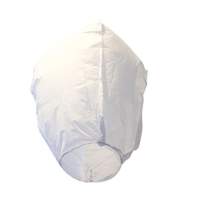 Lampion zburator, , hartie biodegradabila, Alb