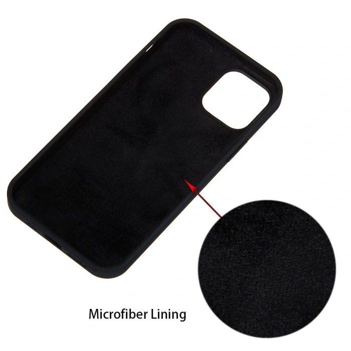 Husa protectie compatibila cu Huawei Enjoy Z Liquid Silicone Case Negru