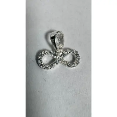 Pandantiv din Argint 925, Infinit Minizirconii, 0.8 g, Jolie Silver