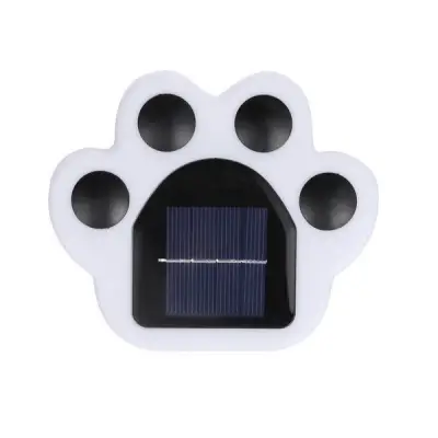 Lampa solara LED, Tip laba de urs, pentru gazon sau gradina, Rezistenta la apa, , Alb cald