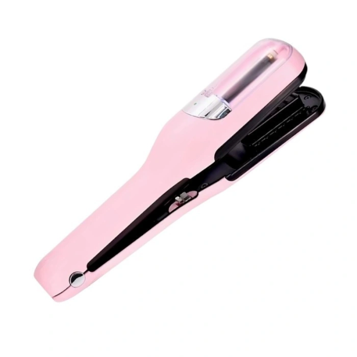 Aparat de Reparare a Varfurilor Despicate, , Netezirea Firului de Par, din ABS+PC, cu Ioni Negativi, Baterie 500 mAh, 24.8 x 5.3 x 5 cm, Roz