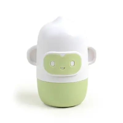 Set 4 Piese Ingrijire Unghii Bebelusi, , din ABS+Otel Inoxidabil, Cutie de Depozitare Tip Maimuta, de la 0 Luni, Verde