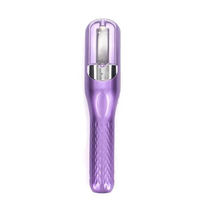 Aparat de Reparare a Varfurilor Despicate, , Netezirea Firului de Par, din ABS+PC, cu Ioni Negativi, Baterie 500 mAh, 24.8 x 5.3 x 5 cm, Mov