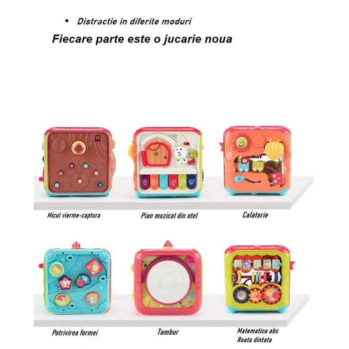 Cub activitati, 6 in 1, 
