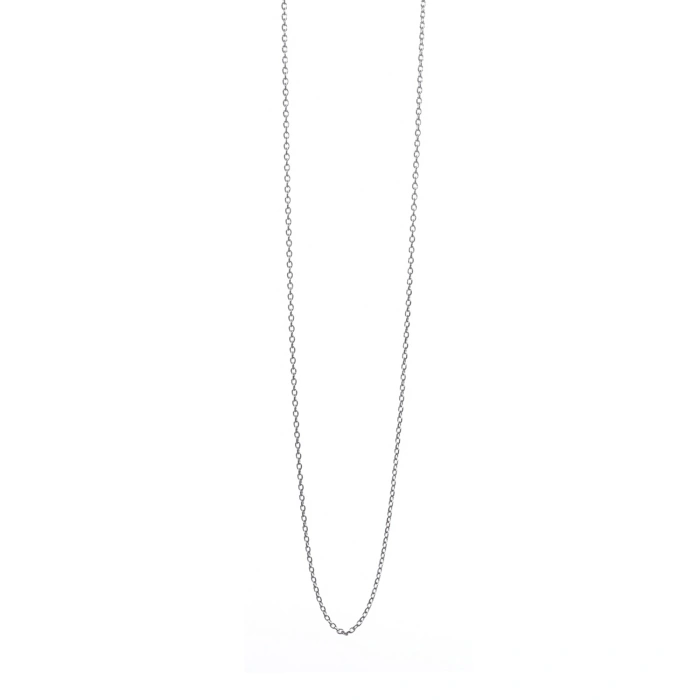 Lantisor din Argint 925 rodiat, model la baza gatului, 38 cm, 1 g